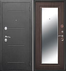 Металлическая входная дверь Гарда Серебро фацет 7,5 см Венге